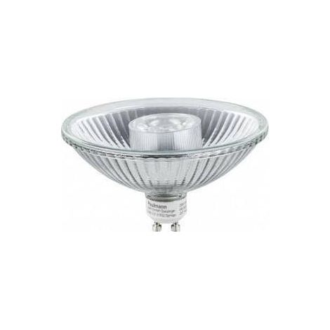 Paulmann Bombilla LED estándar GU10 plateada 6.5W 2700K