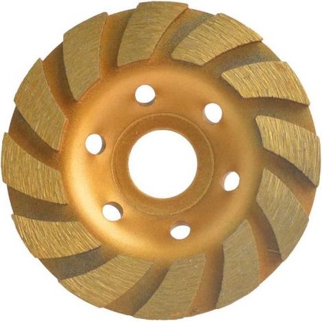 105 Mm X 22,2 mm 4 Pouces Disque Diamant à Meuler le Béton 12 Segments Meules Boisseaux Tasse Coupe Pierre Maçonnerie Granit (1/3)