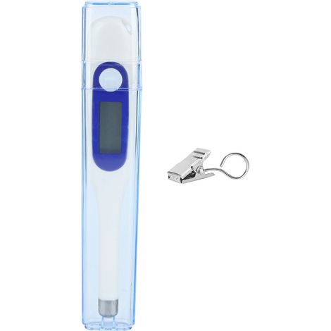 Thermomètre électronique vétérinaire numérique LCD pour animaux (bovins, ovins, chevaux, porcins, chiens). (1/5)