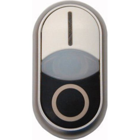 Eaton 216707 M22S-DDL-WS-X1/X0 Pulsante doppio Anello frontale in plastica 1 pz. (1/2)