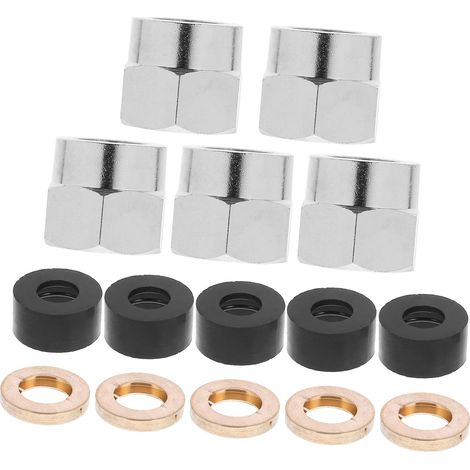 Lot de 5 rondelles et ressorts en acier inoxydable pour raccords (1/5)