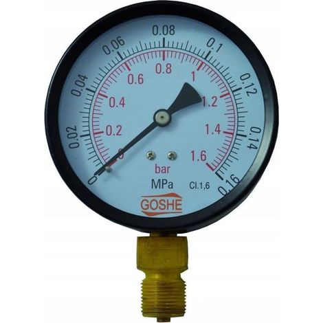 Manomètre radial 100 mm 0-1,6 bar M20x1,5