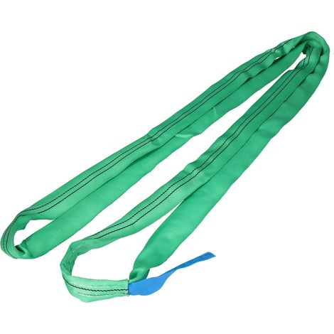 Sangle de levage ronde 2T en textile, sangle sans fin de 5 mètres, accessoire de transport pour palan et manutention. (1/5)