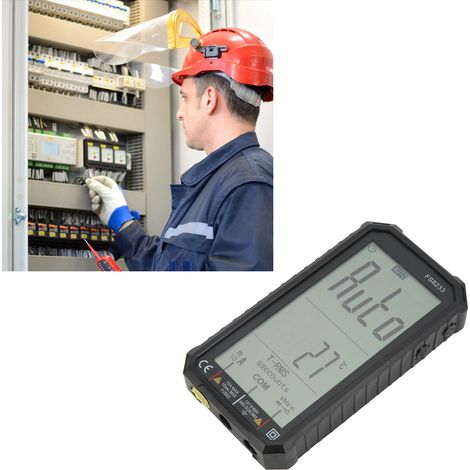 Multimètre intelligent ultra-mince FS8233 avec écran complet, affichage numérique, contrôle automatique de la vitesse, haute précision et affichage numérique multifonctionnel (1/5)