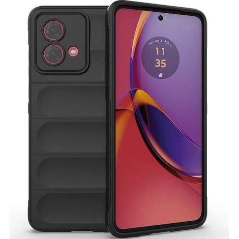 Funda antigolpes para juegos Motorola Moto G84 5G, color negro. (1/5)