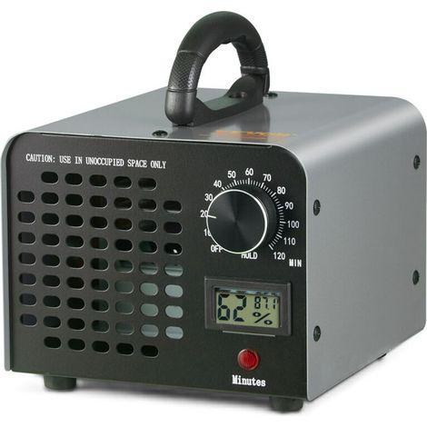 Ozongenerator-Luftreiniger 36000 mg/h O3-Generator zur Geruchsbeseitigung Gewerbe Industrie 115 W Große Kapazität Timer 0-120 min für Schlafzimmer Autos Haustiere (1/5)