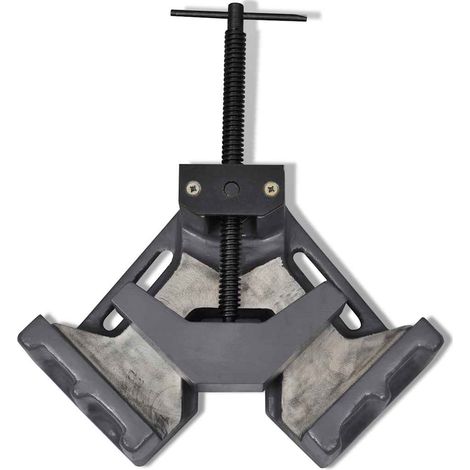 Étau d'angle 90 degrés pour soudage assemblage perçage en fonte ouverture 115 mm (1/4)