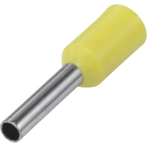Vogt Verbindungstechnik 490712 Capocorda 6 mm² Parzialmente isolato Giallo 100 pz. (1/2)