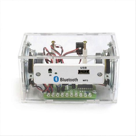 Kit d'enceinte Bluetooth à monter soi-même, kit de soudure électronique pour projet de bricolage, enceinte stéréo Bluetooth pour la pratique pédagogique (1/5)