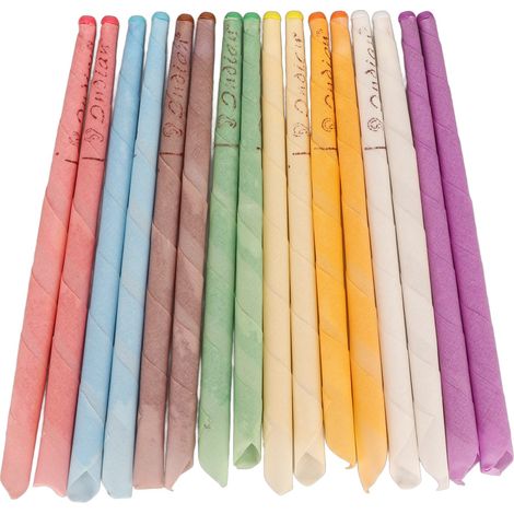 16 bougies auriculaires en cire d'abeille, embout cloche, relaxation aromathérapie, protecteurs nettoyants oreilles, lot de 16 pièces (1/5)