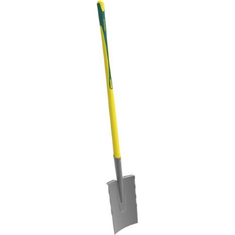 Houe LEBORGNE louchet Senlis Duopro 28 cm – Manche pomme Novamax – Outil trempé pour sols lourds – Bords affûtés et repose-pieds antidérapants