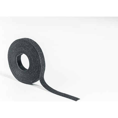 HellermannTyton TEXTIE-5M-PA/PP-BK-I  Klettkabelbinder zum Bündeln Haft- und Flauschteil (L x B) 500 (1/2)