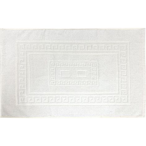 Tappeto Da Bagno Disegno Torino Colore Bianco, misura60x90coloreBianco (1/5)