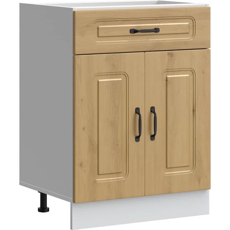 Maison Exclusive - Base da Cucina Kalmar Rovere Artigianale in Legno Multistrato