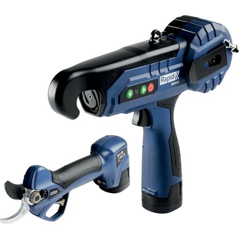 RAPID - Coffret vigneron, accessoires vignes - BHX50 (Lieuse électrique) + BHX30 (Sécateur électrique) pour professionnel à batterie 14,4V - Coffret (Boîte + Outils) - (5001597) (1/4)