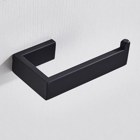 Devidoir Papier Toilette Acier Inoxydable Derouleur Papier Toilette Mural Original Sans Percage Noir Porte Papier Toilette Adhesif 3M Pour Decoration (1/4)