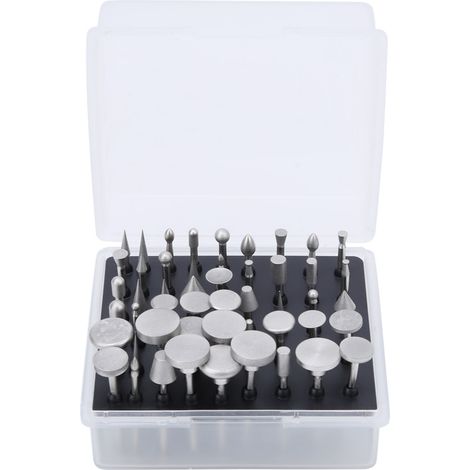Têtes De Meulage En Diamant - 50 Pièces - Grain 400 - Tige 3,17 Mm - Pour Verre Carrelage Marbre Pierre Bijoux (1/5)