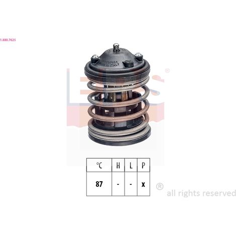 Thermostat, liquide de refroidissement EPS 1.880.762S BMW 11 51 7 805 192
