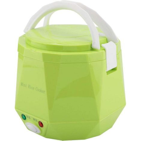 1,3-Liter-LKW-Reiskocher, beheizte Lunchbox, 24-V-elektrische Mahlzeitenbox für Fahrer zum Aufwärmen von Mahlzeiten (Grün) (1/5)