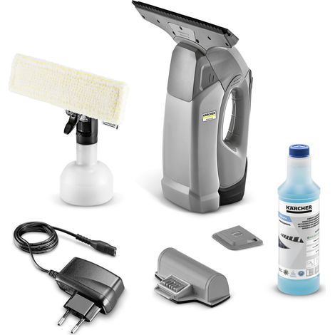 Karcher Nettoyeur de vitres professionnel WVP 10, batterie lithium amovible, réservoir grande capacité