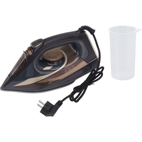 Fer à vapeur portable 2200 W pour usage domestique, utilisable sur vêtements secs ou humides, avec réservoir d'eau de 380 ml (220 V, UE). (1/5)