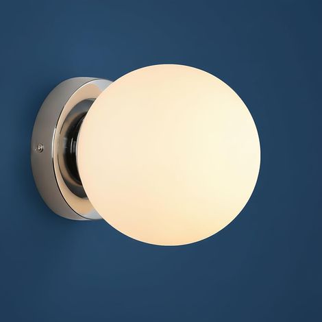 Barcelona LED-Wandleuchte, Glaskugel AVA - E27 - IP44