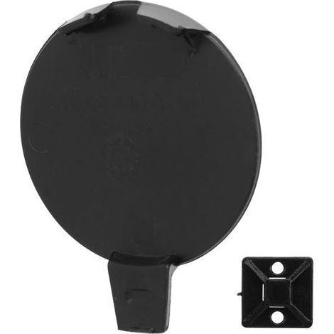 Cache-œil de remorquage avant pour Tesla Model 3 (2017-2023) – Couverture en ABS noir, référence 108417300E (1/5)