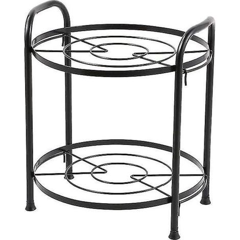 2 couches Organisateur de cuisine Pots Rangement Rack Planche à découpe Support Ustensiles de cuisine Pan Shelf