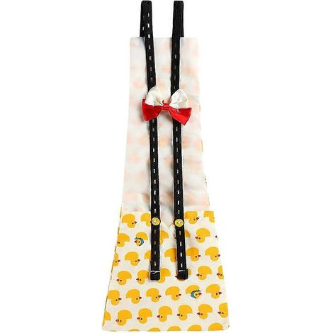 Couche canard ajustable et lavable pour poulet, oie, volaille, costume de caneton jaune taille L.