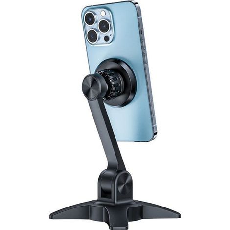 Support Magnetique Pour Telephone - E11 - Ajustable Pliable - 6 Aimants N52 - Bureau Maison - 1 Unite (1/5)