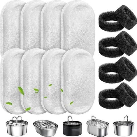 Drinkfontein filters - Filters Drinkfontein Kat - 12x Filter Kattenfontein - Filter Patronen Voor Waterdispensers Voor Huisdieren - Drinkfontein Filters Navulling - Waterfilter & Sponsfilter - 6 Katte (1/5)
