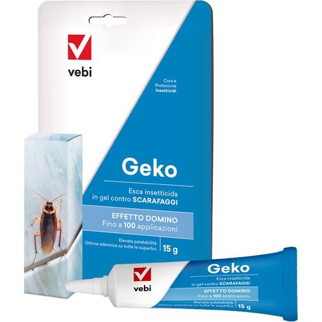 ESCA INSETTICIDA PER SCARAFAGGI gr. 15 - Geko tubetto  - VEBI