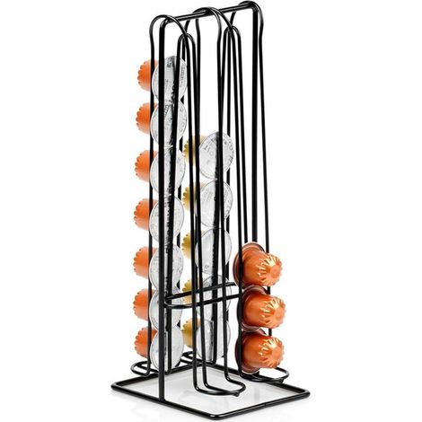 Porta capsule di caffè Nespresso, metallo, nero, 30 cm (1/5)