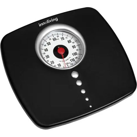Mechanische Personenwaage 120 kg mit rutschfester Plattform (1/3)