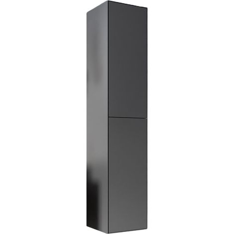 BERNSTEIN - Mobile bagno sospeso 35x35x170cm (LxPxA) Antracite opaco 2 ante cerniere sinistra/destra - MILOU Antracite opaco (1/5)
