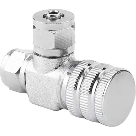 Compteur de bulles CO2 pour aquarium avec clapet anti-retour et raccord rapide pour tuyau