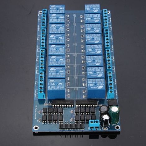 Kit 16 Reles  16-Canales 12V para Arduino[Compatible Arduino] (1/2)