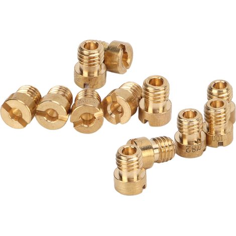 Kit de 12 gicleurs principaux 75-102 pour carburateur Dellorto PHBG AD DS, buses de remplacement (1/5)