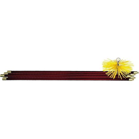 Leman - Kit de ramonage 7 m avec hérisson nylon ø 200mm
