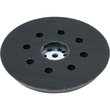 Plateau De Ponçage Mi Dur Pour Peinture Et Mastic Ø 125 Mm 8 Trous Accessoires Ponceuse Excentrique