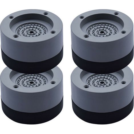 Tapis Anti-Vibration - Pour Machine À Laver Et Sécheuse - En Caoutchouc Épais Antidérapant - Universel - 4 Pièces (1/5)