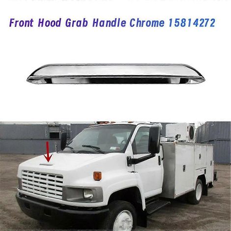 Asa de agarre cromada para capó delantero de automóvil 15814272 para CHEVROLET Kodiak GMC Topkick C4500 C5500 C6500 C7500 (1/4)