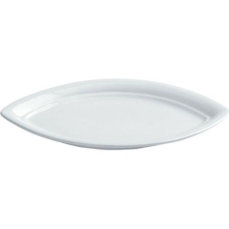 TOGNANA - VASSOIO THEOREMA OVALE 36X32 IN PORCELLANA BIANCA