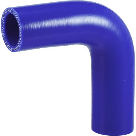 Tuyau En Silicone Bleu 1 Pièce 90° Universel Pour Moteur (1/5)