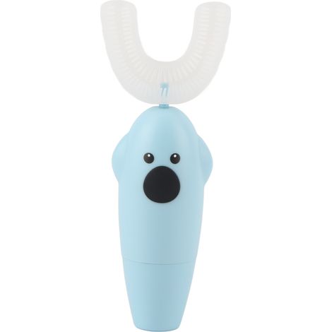Brosse à dents électrique en U pour enfants - Nettoyage buccal automatique avec massage (Bleu) (1/5)
