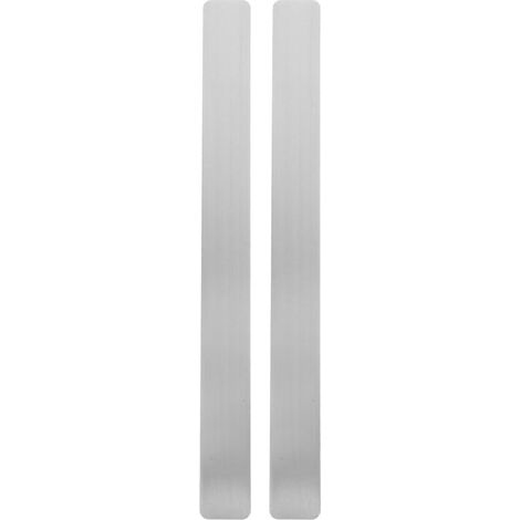Bandes adhésives robustes en métal argenté pour tableaux d'affichage (1/4)