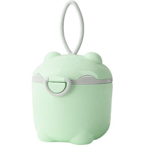 Distributeur Lait En Poudre - Couvercle Hermétique Avec Joint Silicone - Compartiment Cuillère Intégré - Pour Voyages Et Sorties Avec Bébé - 1 Pièce (1/5)