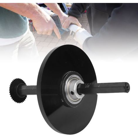 Ensemble de coupe-tubes intérieurs à profondeur réglable pour tuyaux ABS et PVC, avec 6 lames de scie de tailles différentes. (1/5)
