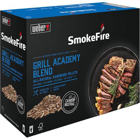 Pellets de bois 100% naturels Grill Academy Blend (1/3)