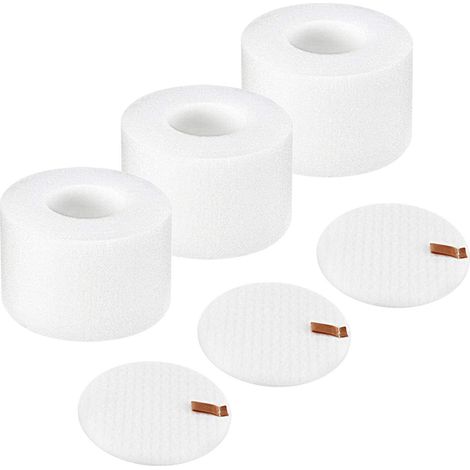 Filtres de rechange - 6 unités White Shark NV600UK/NV601UKT/NV600/NV601/NV700UK/NV700UK-AquaForge (1/5)